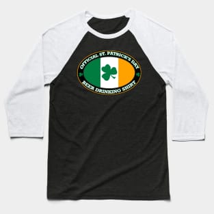 Beer Drinking Shirt | ST Patrick's Day Baseball T-Shirt